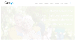 Desktop Screenshot of catasys.com